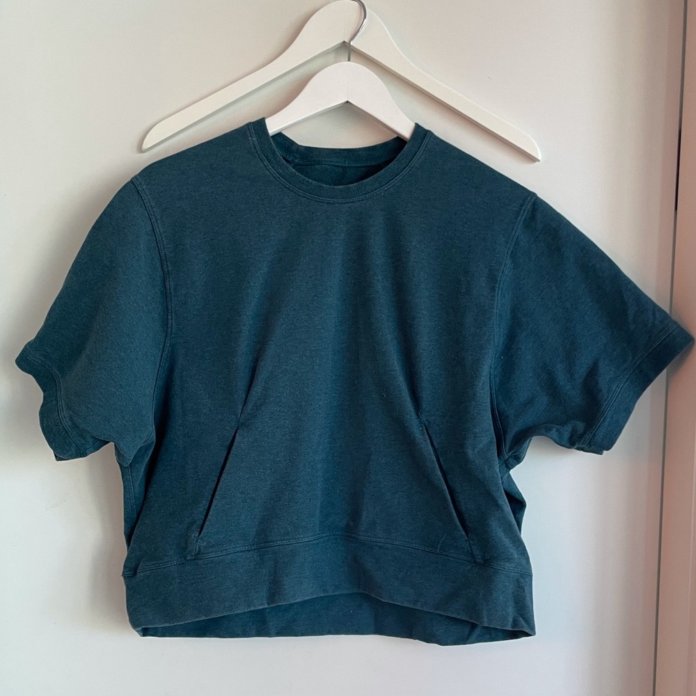 Lululemon crop sweater tee 4